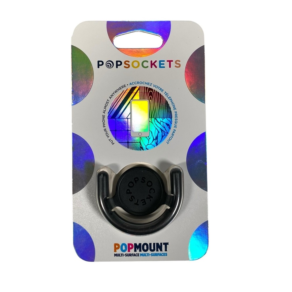 PopSockets PopMount‎ Multi-Surface Mount PopSockets PopGrip Black NEW
